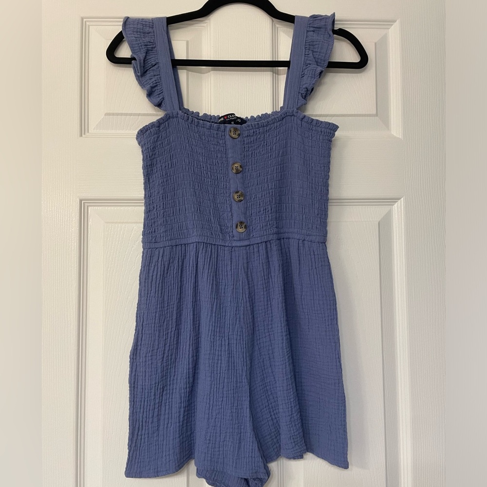 One Clothing, Romper, Blue, Size Small, gently worn